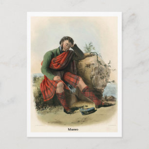 Carte Postale Clan Munro
