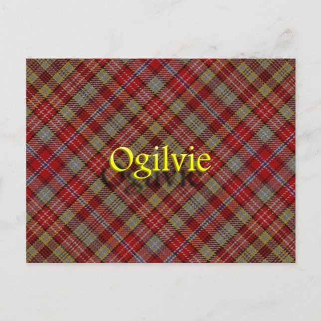 Carte Postale Clan Ogilvie (Devant)