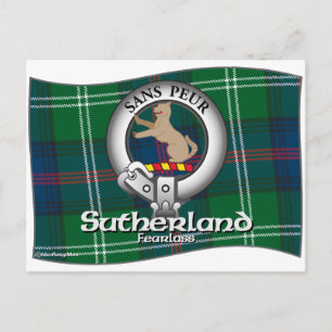 Carte Postale Clan Sutherland