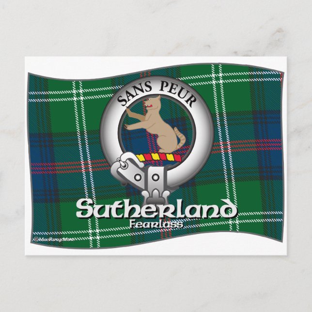 Carte Postale Clan Sutherland (Devant)
