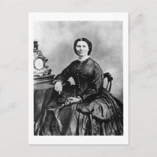 Carte Postale Clara Barton Portrait ~ Vintage 1866 Photo