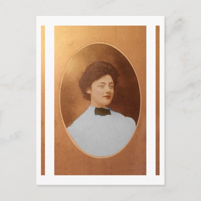 Carte Postale Clara "Claire" Sage Talla Johnson 1909 (Devant)