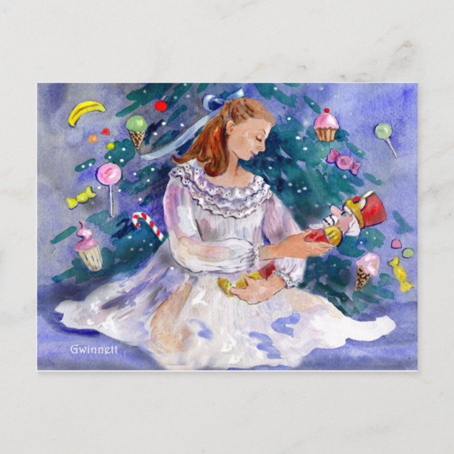 Carte Postale Clara et Nutcracker (Devant)