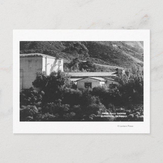 Carte Postale Claremont, Californie Vue du théâtre de Padua Hill (Devant)