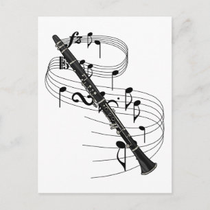 Carte Postale Clarinet
