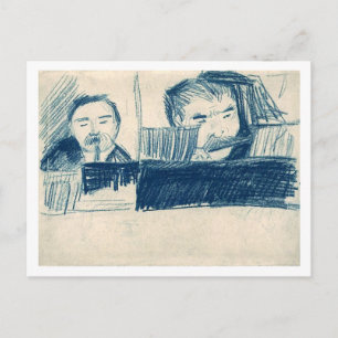 Carte Postale Clarinetist et Piccolo Player, Vincent van Gogh