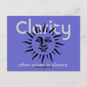 Carte postale Clarité