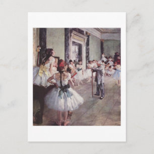 Carte postale Classe Ballet