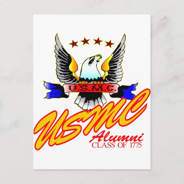 Carte Postale Classe De 1775 USMC Alumni Eagle (Devant)