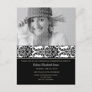 Carte Postale Classe de 2012 Graduation Invitation Postcard