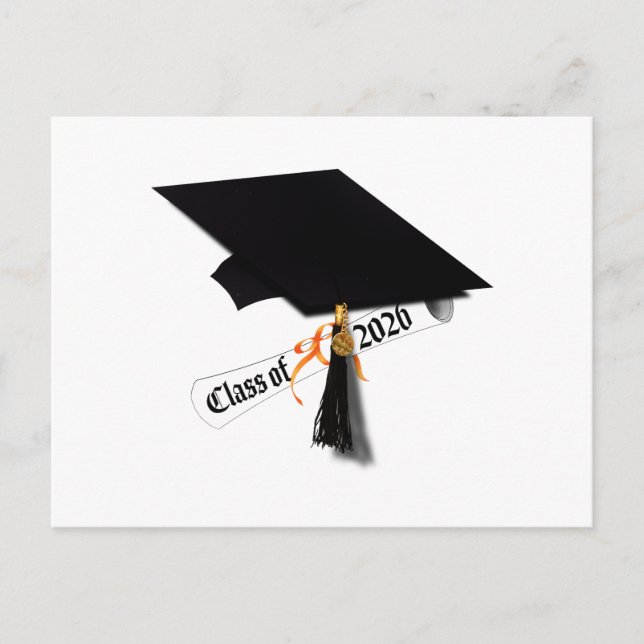 Carte Postale Classe de Casquette de 2e année de 2026 (Devant)