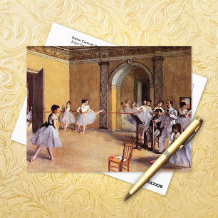 Carte Postale Classe de danse à l'Opéra Edgar Degas
