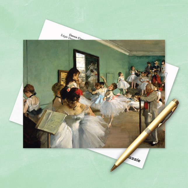 Carte Postale Classe de danse Ballerinas Edgar Degas (Créateur téléchargé)