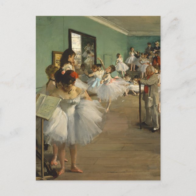 Carte Postale Classe de danse Edgar Degas (Devant)
