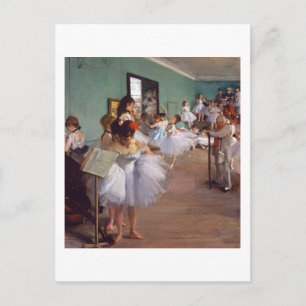 Carte Postale Classe De Danse, Edgar Degas