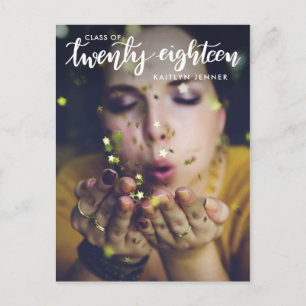 Carte Postale Classe De Diplômés De 2018   Enregistrer la photo 