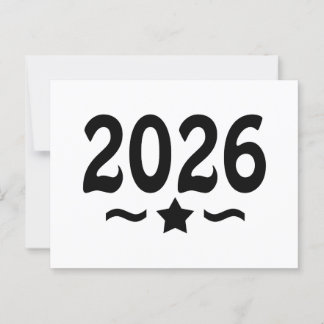 Carte Postale Classe de l'étoile de graduation 2026