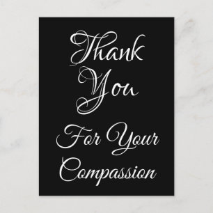 Carte postale Classé "Merci Pour Votre Compassion"