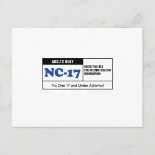 Carte Postale Classé NC-17
