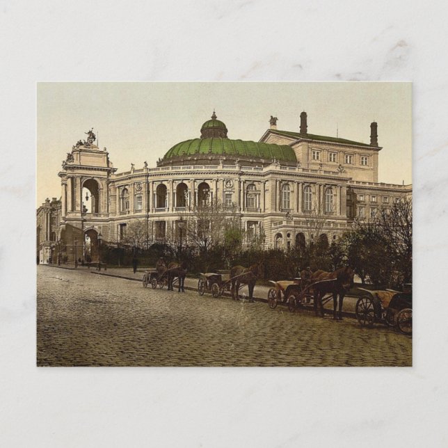 Carte Postale Classe Théâtre, Odessa, Russie (Ukraine) (Devant)
