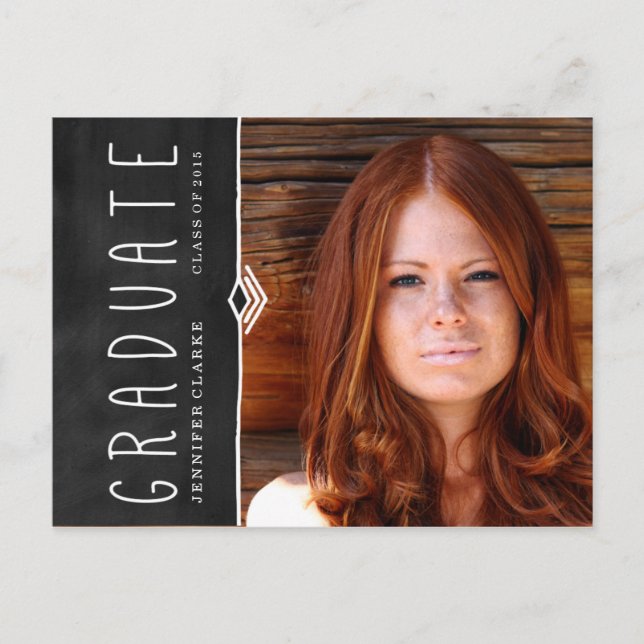 CARTE POSTALE CLASSEUR | 2015 GRADUATION PARTY INVITATION (Devant)