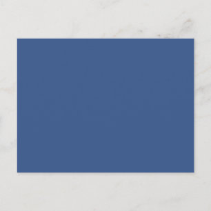 Carte Postale Classic Blue Plain Solid Color