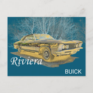 Carte Postale Classic Buick Riviera