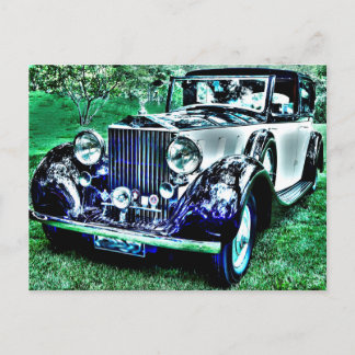 Carte Postale Classic Roll Royce