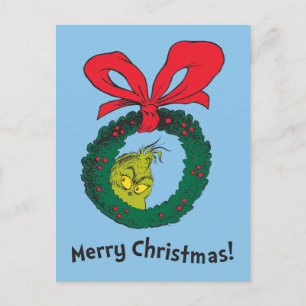 Carte Postale Classic The Grinch Wreath