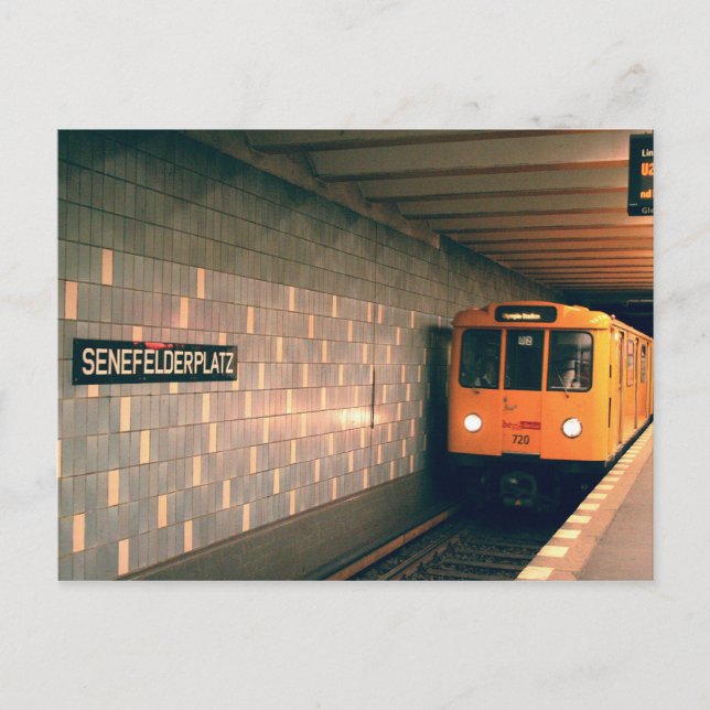 Carte Postale Classic U-Bahn @Senefelderplatz (Devant)