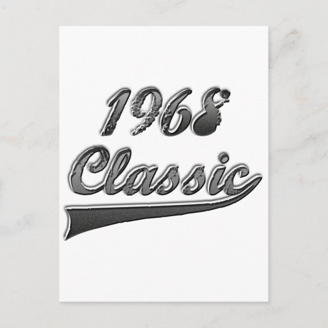 Carte Postale Classique 1968 (Devant)