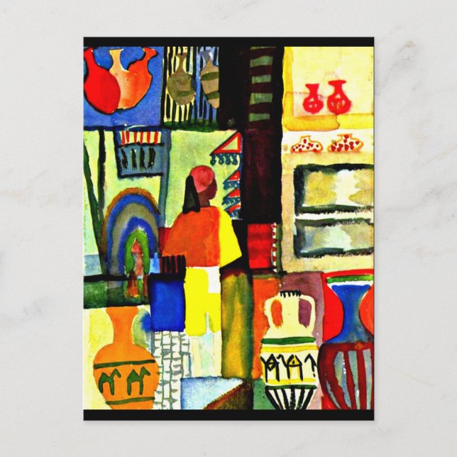 Carte postale classique/art Vintage-août Macke 1 (Devant)