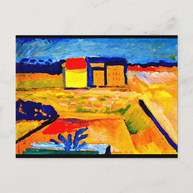Carte postale classique/art Vintage-août Macke 3 (Devant)