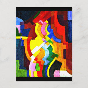 Carte postale classique/art Vintage-août Macke 9