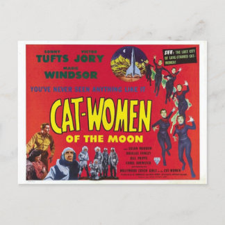Carte postale classique de l'affiche "Cat Women of