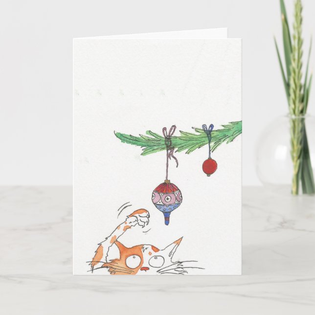 Carte postale classique de Noël (Devant)