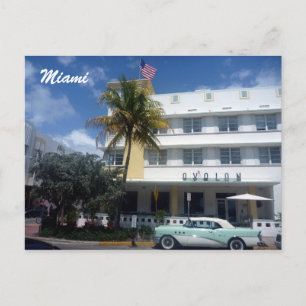 Carte Postale classique miami