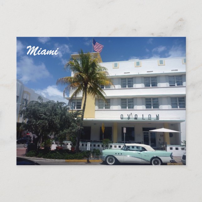 Carte Postale classique miami (Devant)