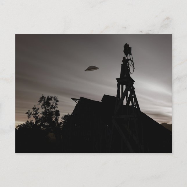 Carte postale classique pour soucoupe en dôme (Devant)