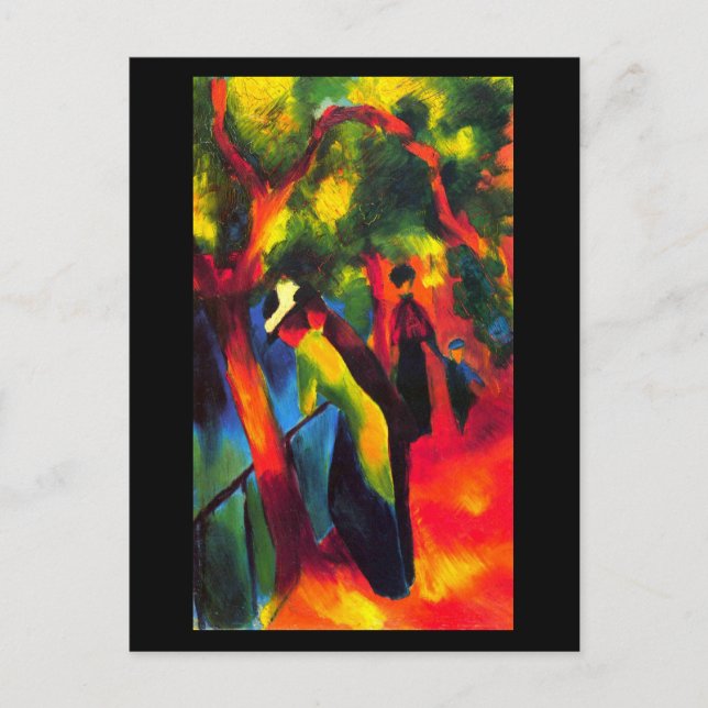 Carte postale classique/Vintage-août Macke 13 (Devant)