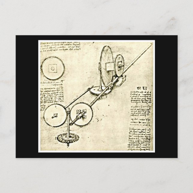 Carte postale classique/Vintage-Léonard de Vinci 1 (Devant)