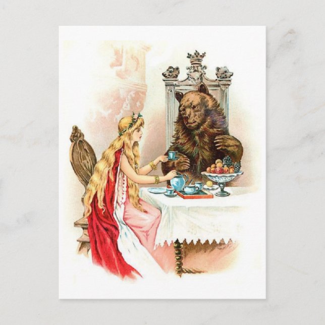 Carte postale classique Vintage Storybook (Devant)