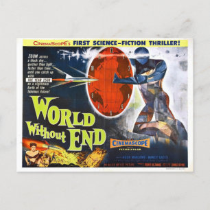 Carte postale classique World without End SF Movie