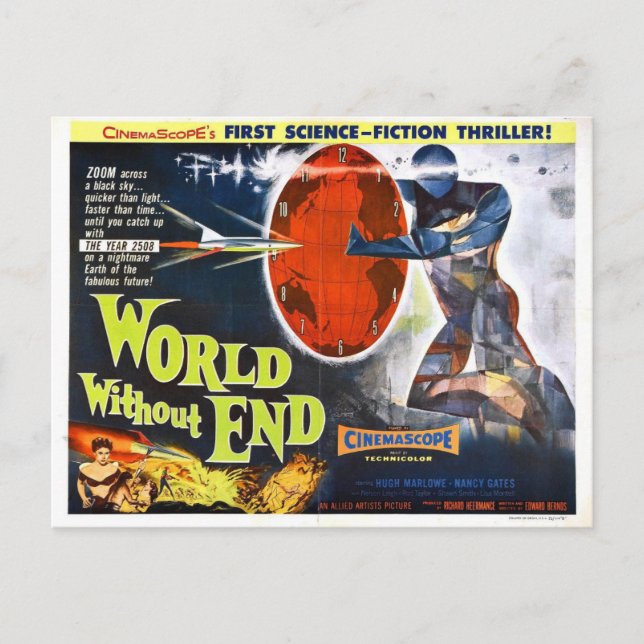 Carte postale classique World without End SF Movie (Devant)