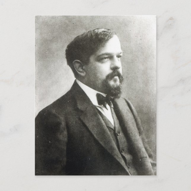 Carte Postale Claude Debussy, c.1908 (Devant)