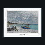 Carte Postale Claude Monet #14 - Art<br><div class="desc">Claude Monet - La Plage De Sainte Adresse. Carte postale Art & signature #14 par The Zedign House. Pour plus d'images et de dessins de Claude Monet - Peintures et dessins Vol 1,  visitez https://books.zedign.com/zas/2.html</div>