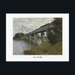 Carte Postale Claude Monet #21 - Art<br><div class="desc">Claude Monet - Le Pont Ferroviaire À Argenteuil. Carte postale Art & signature #21 par The Zedign House. Pour plus d'images et de dessins de Claude Monet - Peintures et dessins Vol 1,  visitez https://books.zedign.com/zas/2.html</div>