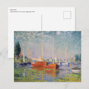 Carte Postale Claude Monet - Argenteuil