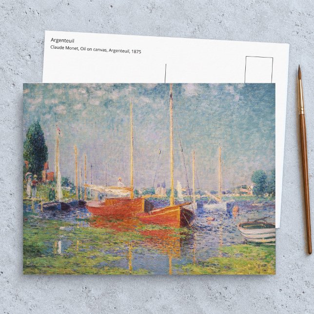Carte Postale Claude Monet - Argenteuil (Créateur téléchargé)