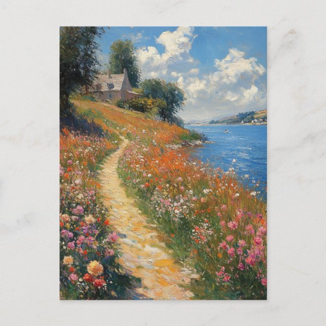 Carte postale Claude Monet Art Vintage (Devant)